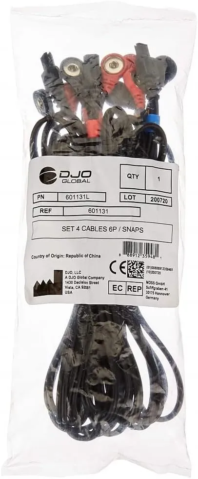 Compex Orjinal Çıt Çıtlı Kablo Seti Siyah 001119L  ‎601131