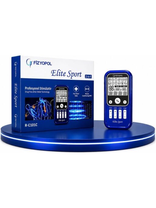 Elite Sport 4 Kanal 8 Elektrot Çıkışlı Profesyonel TENS + EMS Cihazı